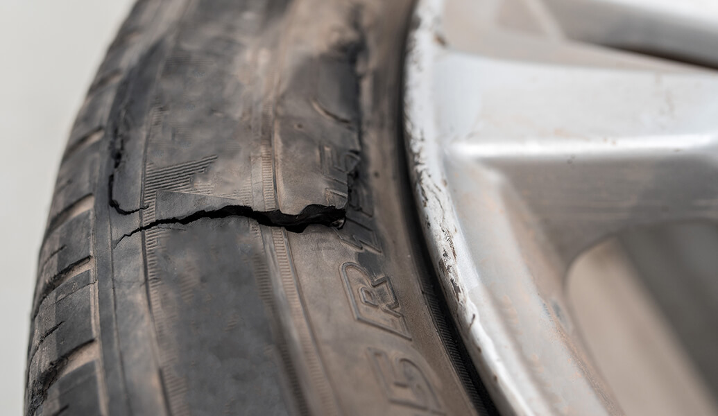 tire damage